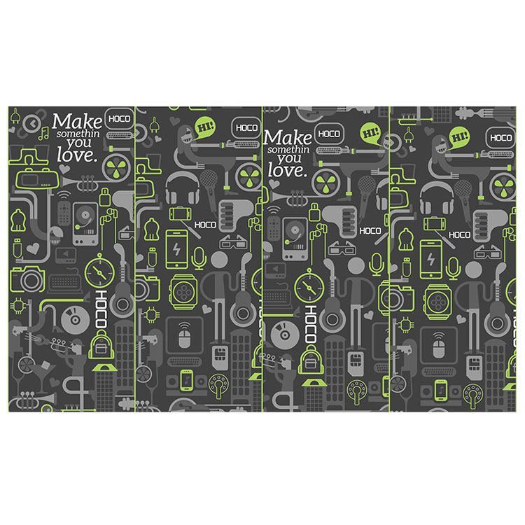 极速涂鸦机器人墙纸 儿童房背景墙壁纸 卡M通卧室背景墙 游乐园壁