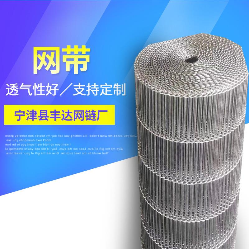 极速304c不锈钢网带网链 宁津清洗机可用输送网带 烘干用螺旋网带