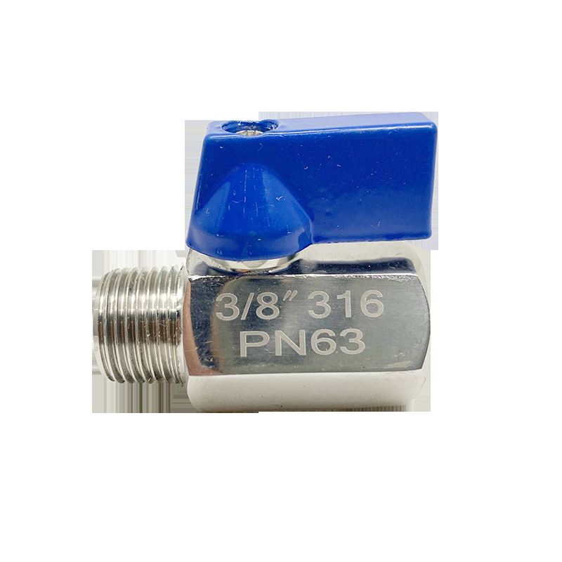 极速。316不锈钢内外丝迷你球阀 迷你型内外丝球阀2分3分Z4分6分1