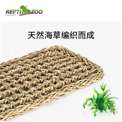 极速海宠堂爬g虫吊床躲避屋鬃狮攀爬藤条蜥蜴豹纹守宫饲养箱天然