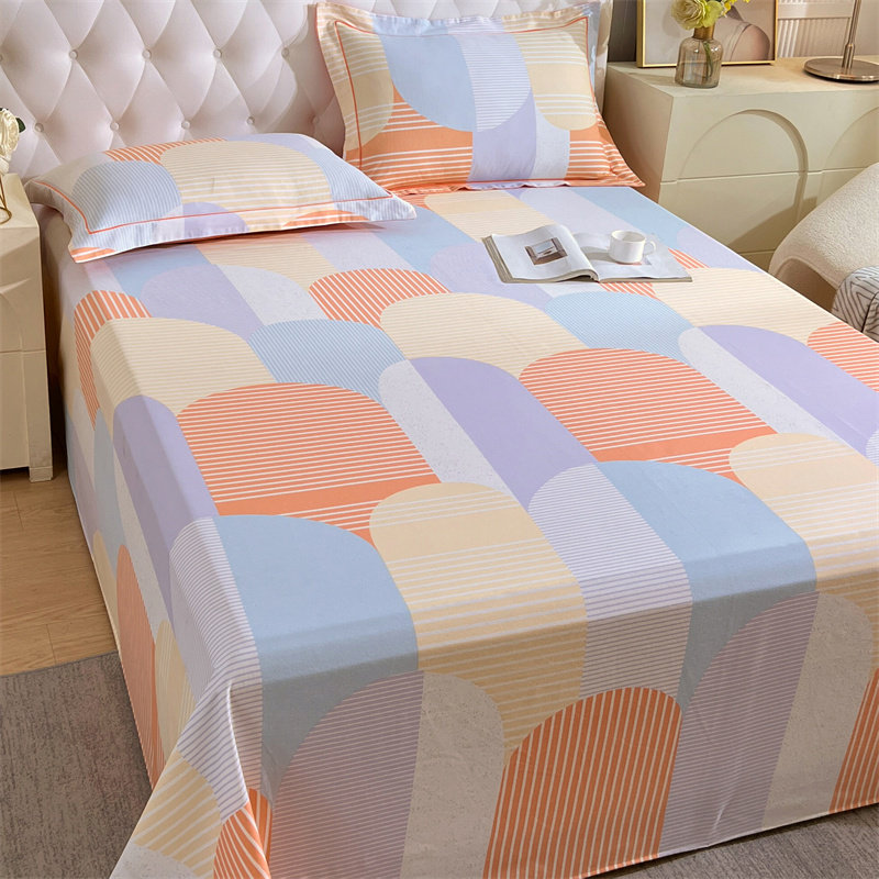 极速加厚磨毛纯棉牀单单件100全棉冬季单双人O被单宿舍纯色枕套2