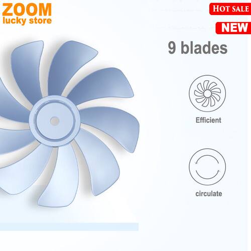 新品Electric Fan Floorr Stand fan 9 Leaves Remote Control Ta