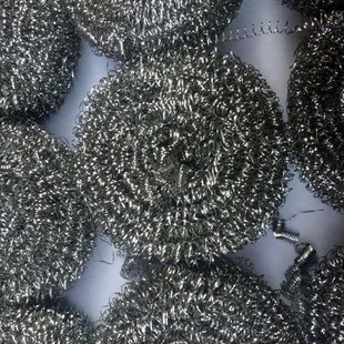 极速铁砂球不f掉渣洗锅钢丝网球商用纲丝球刚丝球不掉丝铁沙球强