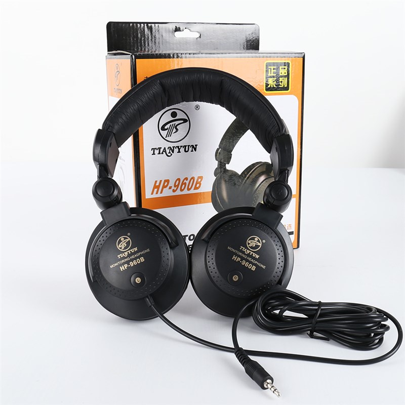 速发天韵H960B DJ耳机电脑手机重低音 耳机DJ监听 DJ打碟机DJ监听