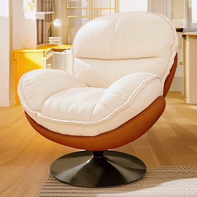 速发沙发椅室人旋转简约家用客厅台卧懒休闲阅读椅轻奢单人