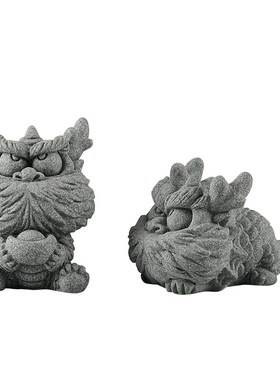 现货速发创意可爱呆萌宠系茶几桌面小茶宠摆件家居鱼缸盆栽造景装