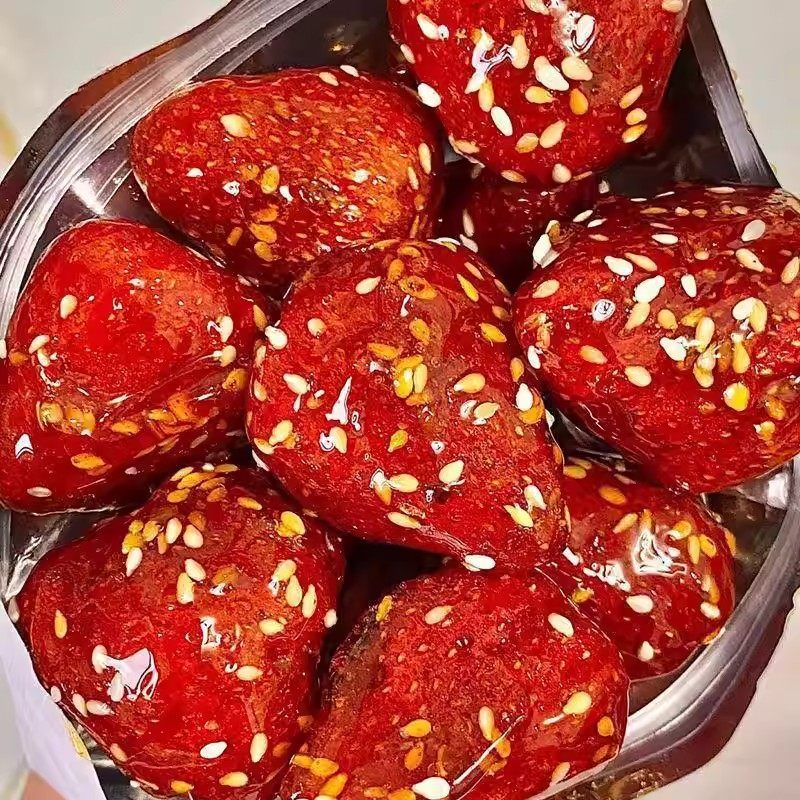 冻干冰糖葫芦草莓脆网红草莓干山楂球儿童年货解馋小零食休闲食品,零食/坚果/特产,草莓干,淘宝优惠券,粉丝福利购,淘宝优惠卷