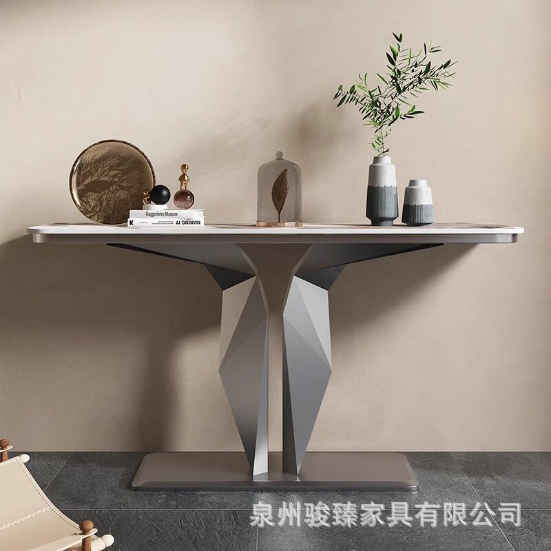 现代入户置物架过道装饰柜条案几轻奢玄关台桌子别墅酒店简约摆件