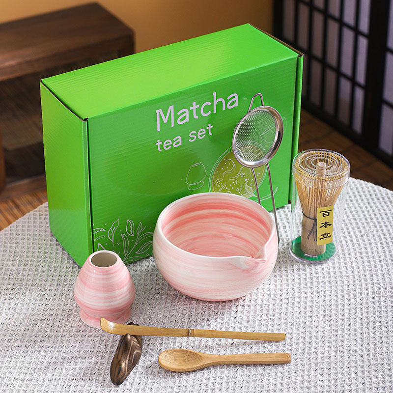 抹茶搅拌器陶瓷茶筅立百本立茶拔抹茶勺点茶抹茶打茶工具茶道配件