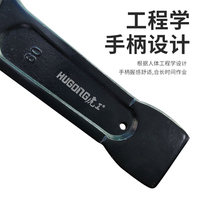 热销虎工重型敲击开口扳手加厚直y柄锤击呆头敲打大号叉扳手85/90