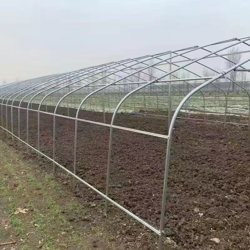 热销温室蔬菜种植大棚钢管骨架钢C架拱形简易大棚养殖大棚拱杆一