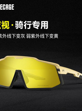 乐凯奇变色骑行眼镜夜视增光防远光灯眼镜日夜两用运动跑步风镜