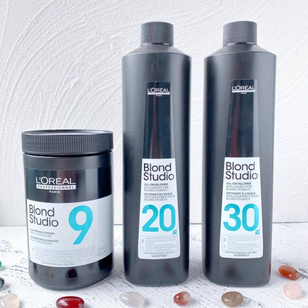 正品欧莱雅炫金雅漂粉漂浅500g漂粉褪色剂漂色漂头发褪色剂退浅粉