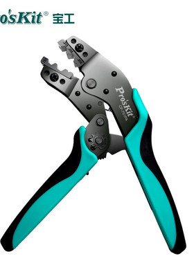 Pro`skit/宝工 CP-751PA 7.5寸BNC接头同轴端子棘轮压线钳压著钳
