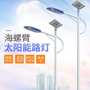 天阳能路灯户外LED太阳能路灯新农村建设6米道路照明太阳能路灯