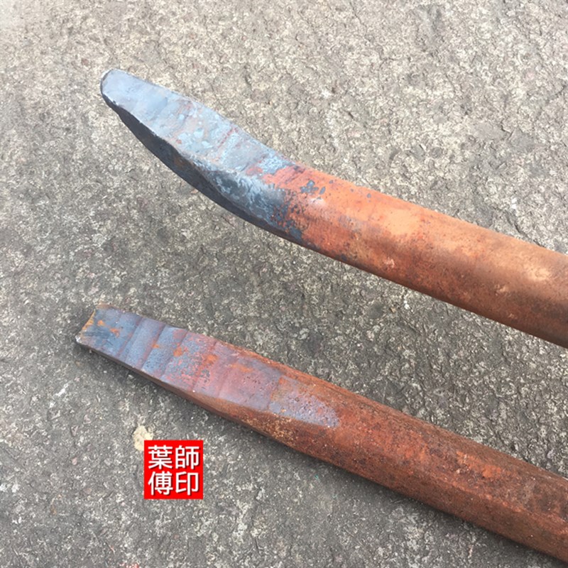 极速六角翘棍撬杠六棱钢货u车撬棍65锰钢炮钎钢钎炮眼冲孔撬棒消