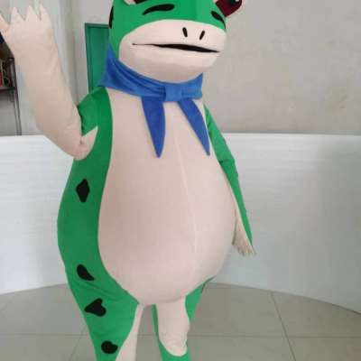 新品充气青c蛙卡通人偶服装癞蛤蟆搞笑夏天玩偶动物道具服行走表图片