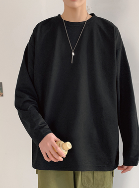极速2023 Spring Autumn Long Sleeve T-shirts MeQn O-Neck Coll