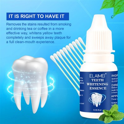 极速10ml Teeth Cleaonsing Whitening Mousse Removes Stains Te