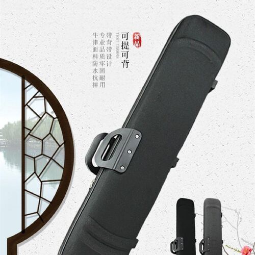 极速通用二胡琴盒中国风牛津布二胡盒子二胡包可背V可提黑色专业