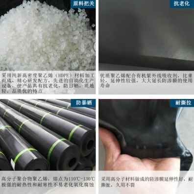 极速厂销漏水塑料膜薄膜虾塘x养殖水池防水布池塘土工膜专用膜鱼