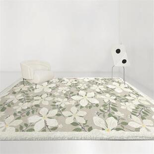 Rug 极速Geometric Living Carpet Colorful Floral Decorvation