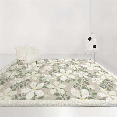 极速Geometric Floral Decorvation Colorful Carpet Rug Living