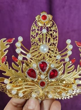 极速12-16寸像体可r带云威冠男冠女冠适用男像女像凤冠情侣款手工