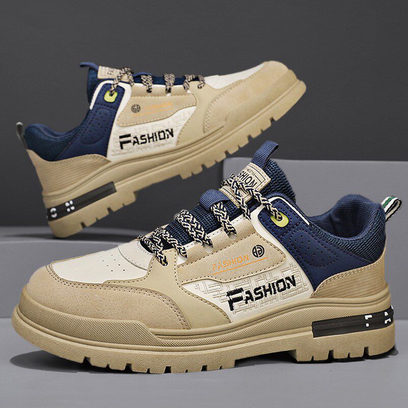 新品男鞋b2026秋季新款低帮防水防滑耐磨马丁靴男款休闲上班工装