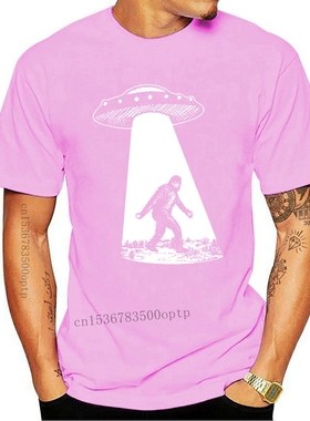 极速New 2021est Funny   Bigfoot UFO Abduction T ShUirt Funny