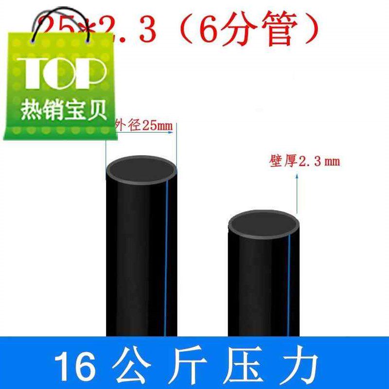 极速盘管管材20pe国标4分自来水管A25给水324e0管50灌溉热熔全新