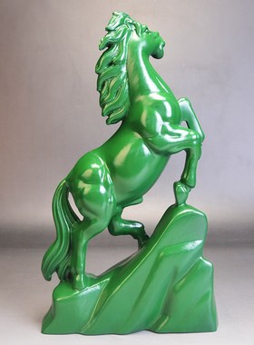 极速木雕马摆件实木生肖马u到成功绿色家居书房办公桌面装饰木头