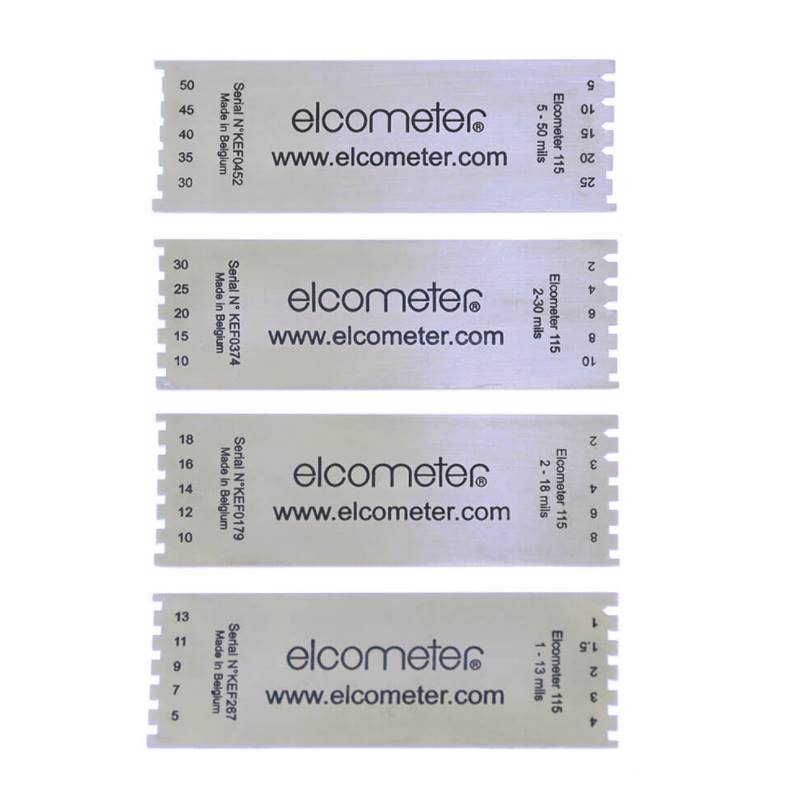 极速议价易高测厚仪115湿膜梳梳规湿膜测厚N仪湿膜片长边湿膜卡不