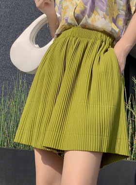 极速Womens Shorts Summrer Solid Color Loose Short Pants High