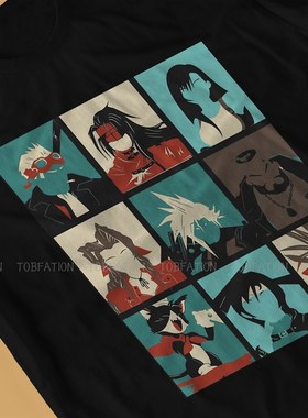 极速Cool Chfaracter Final Fantasy Cid Video Game T Shirt Cla