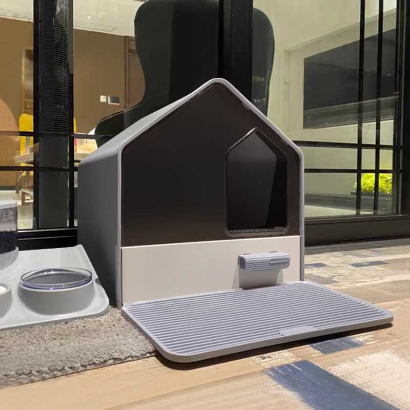 极速全封闭猫砂盆抽屉式超大号房子猫厕所幼猫防外U溅猫屎盆防带