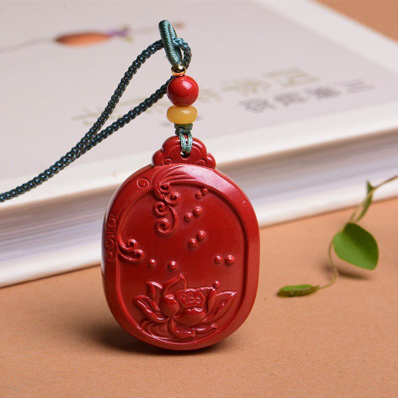 极速高含量原矿保真n帝王砂宝宝佛观音朱砂本命年吊坠男女挂件