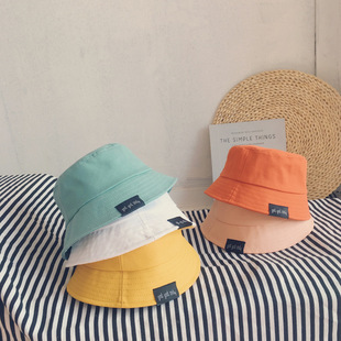 Leisure Solid Bucket 极速Baby Baby Summer UnSisex Hat
