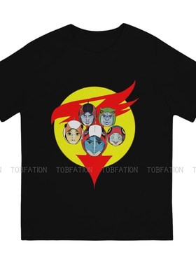 极速Gatchaman Anime pBattle of the Planets Aka TShirt Men Gr