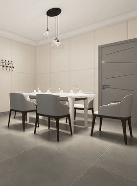 极速柔光微水泥瓷砖750xs1500客厅地板砖深灰色地砖轻奢侘寂风岩