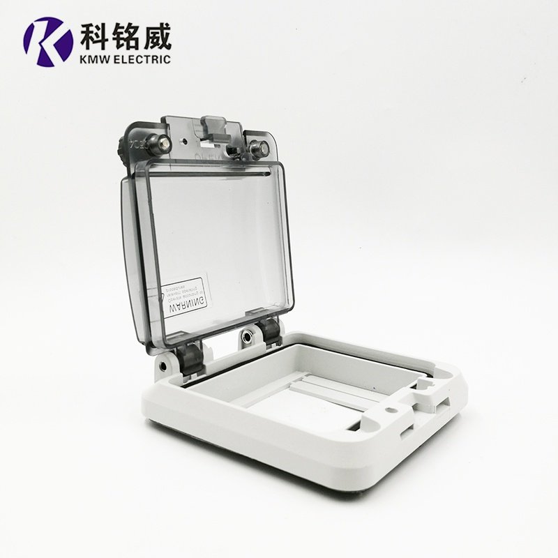 极速IP65透明开关操作窗口 4回路D空开保护罩 防水黑色PC塑料防护
