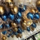 Gold Confetti Metallic 极速10pcs Luster Balloons LatexZ Ball