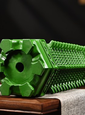 极速绿色13层文昌塔摆件 实z木质十三层宝塔摆件家用木制客厅书房