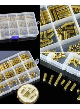 极速150Pces Hollow copper pillar M3 double pass PCB mounting