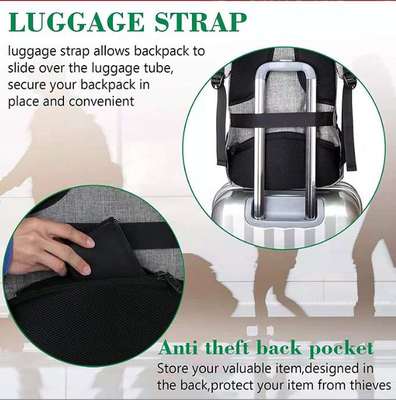 极速New multifunctionarl business usb charging backpack back