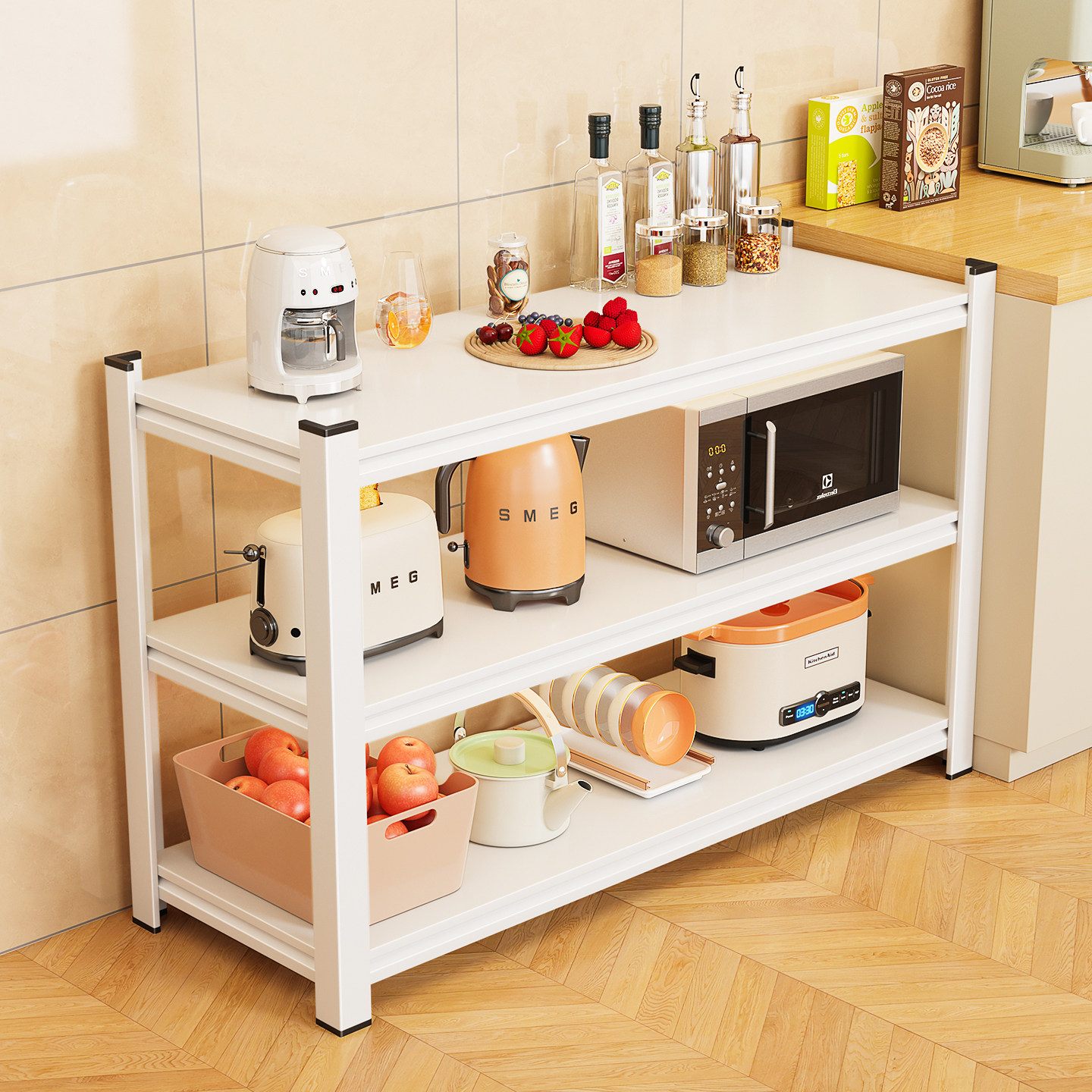 二三层小型货架加厚仓储货架多层置物架仓库家用1.2米1.5米铁架子,商业/办公家具,仓储货架,淘宝优惠券,粉丝福利购,淘宝优惠卷