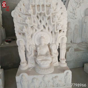 青石仿古观音菩萨像做旧仿真关自在菩萨像寺庙祠堂人物雕塑像佛像