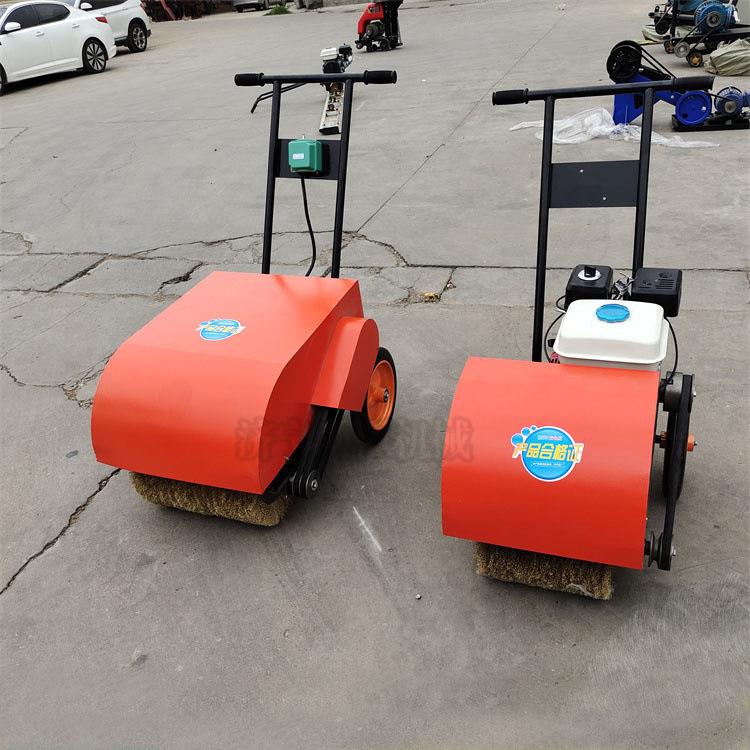 小型手推式除锈机电动钢丝刷建筑钢材抛光机铁板槽钢彩钢瓦打磨机