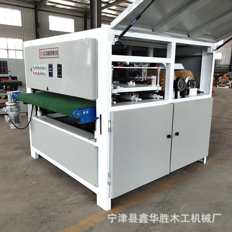 底漆抛光机全自动100宽异型底漆抛光机密度板雕刻毛刺打磨抛光