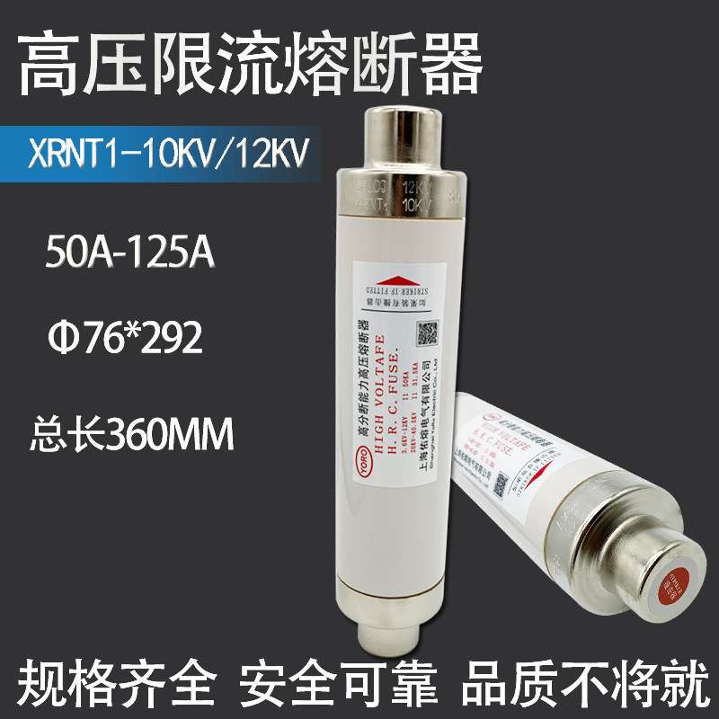 10KV高压限流熔断器XRNT-12KV/125A 160A 200A 250A高分断熔丝管